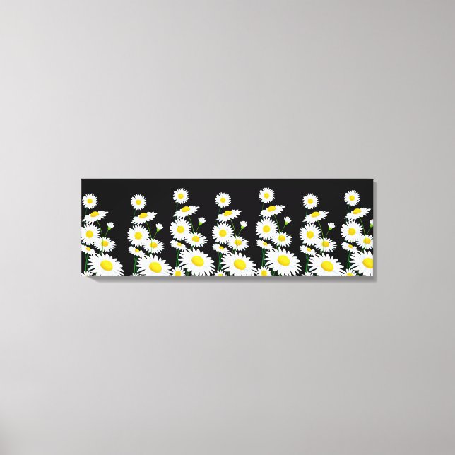 Canvas Wall Art-White Daisies (Front)