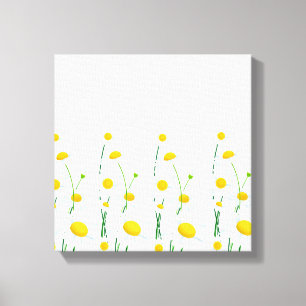 Canvas Wall Art-White Daisies