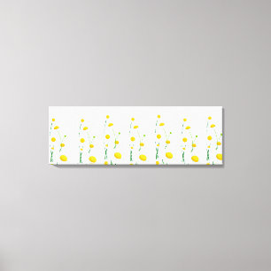 Canvas Wall Art-White Daisies Print