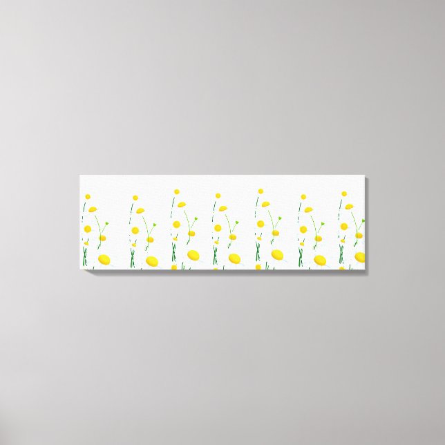 Canvas Wall Art-White Daisies Print (Front)