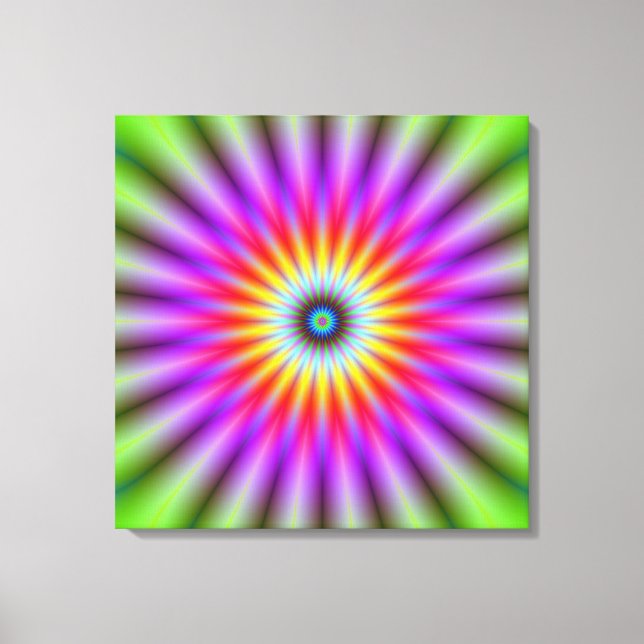 Canvas   Wheel of Colour Print (Front)