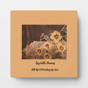    Canvas with  Easel  Plaque