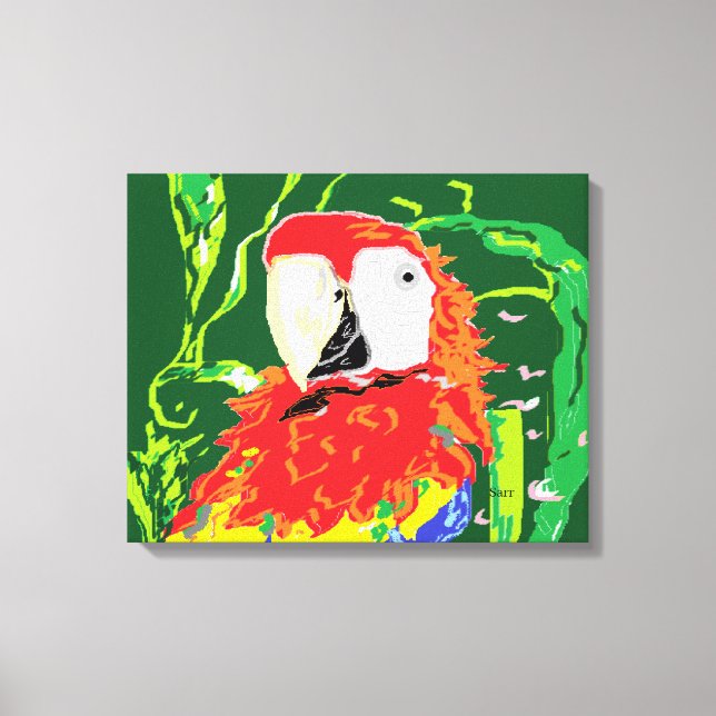 Canvas Wrap /A Parrot Print (Front)