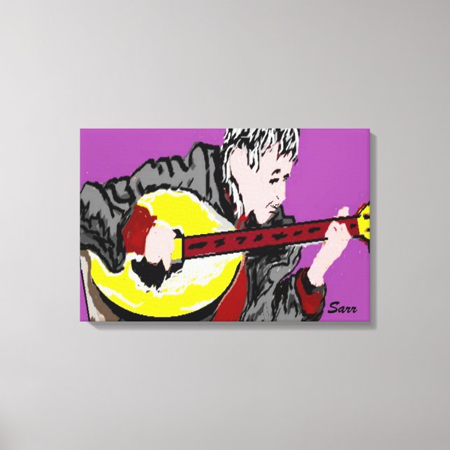 Canvas Wrap / Bouzouki Player (Front)