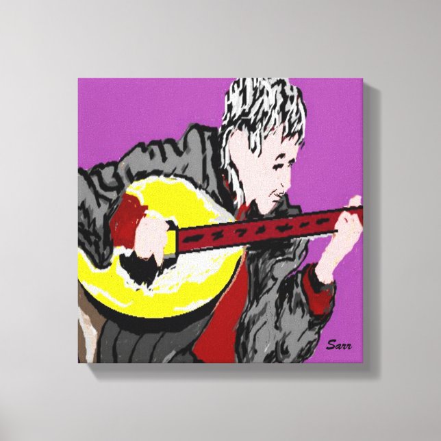 Canvas Wrap / Bouzouki Player (Front)