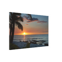 Canvas Wrap: Waikoloa Sunset 1 Gallery Wrapped Canvas