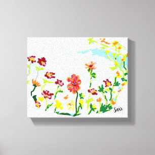 Canvas Wrap : Wild Flower's
