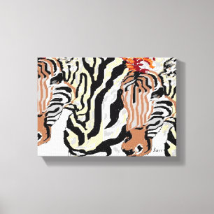 Canvas Wrap /Zebras