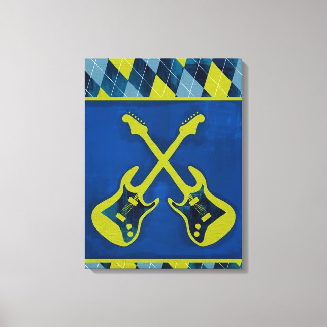 Canvas Wrapped Jr. Rock n' Roll / cross-guitars (Front)