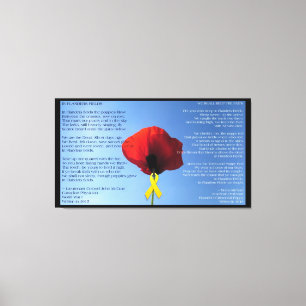 Canvas - Wrapped - Memorial Day Poppy