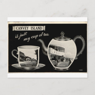 Canvey Island My Cup of Tea Vintage Postcard