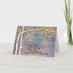 CANYON BIRCH Greeting Card