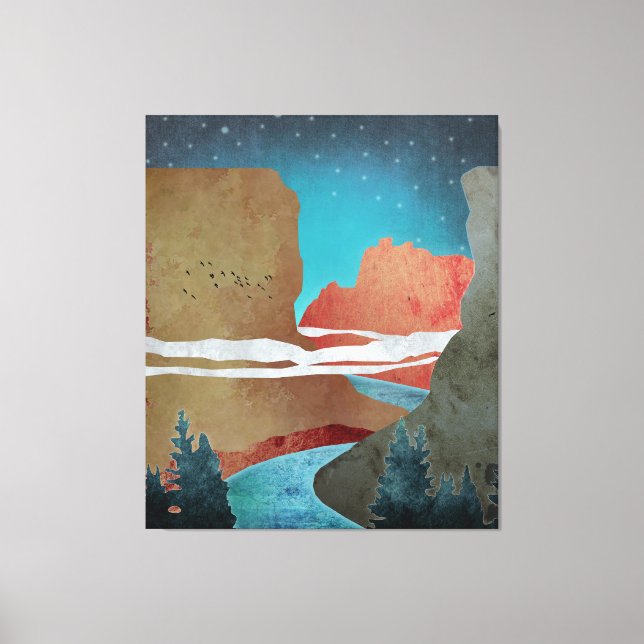 Canyon Birds Canvas Print (Front)