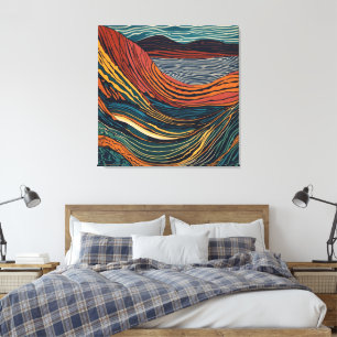 Canyon Currents Canvas Print