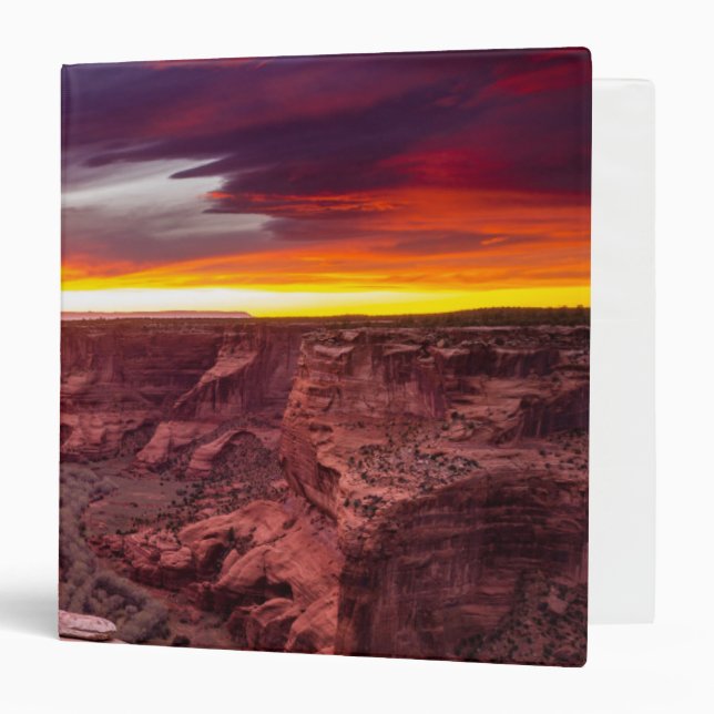 Canyon de Chelly, sunset, Arizona Binder (Front/Inside)