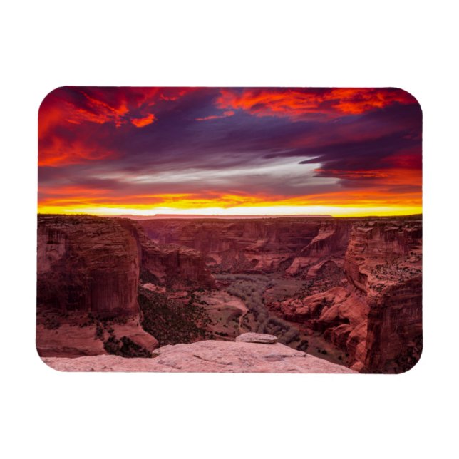 Canyon de Chelly, sunset, Arizona Magnet (Horizontal)