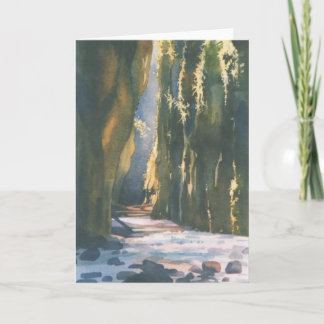 Canyon d'Oneonta, carte de voeux