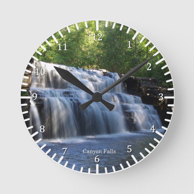 Canyon Falls Clock (Front)