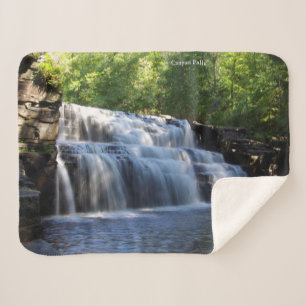 Canyon Falls sherpa blanket