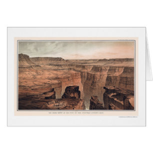 Canyon grand au pied de Toroweap 1882