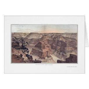 Canyon grand de pinte. Sublimez par Dutton 1882A