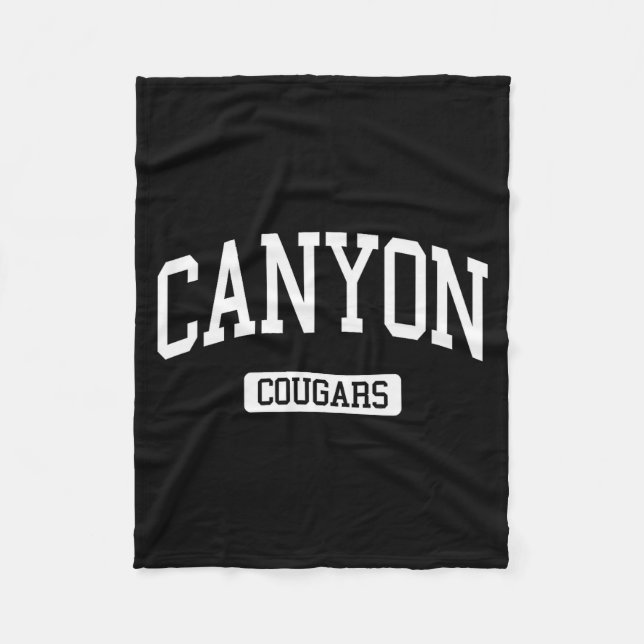 Canyon High School Hs New Braunfels Tx Varsity Srt Fleece Blanket (Front)