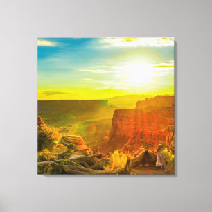 Canyon lands National Park Moab Utah Canvas Print