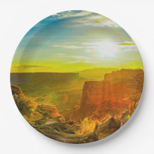 Canyon lands National Park Moab Utah Paper Plate