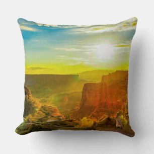 Canyon lands National Park Moab Utah Throw Pillow
