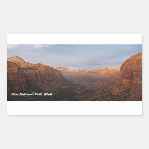 Canyon Overlook Zion National Park, Utah Sticker