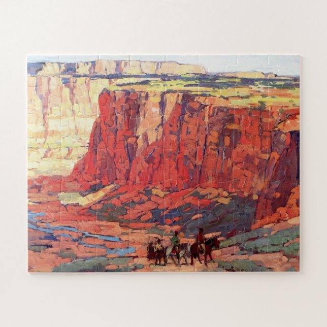 Canyon Riders Edgar Payne Jigsaw Puzzle (Horizontal)