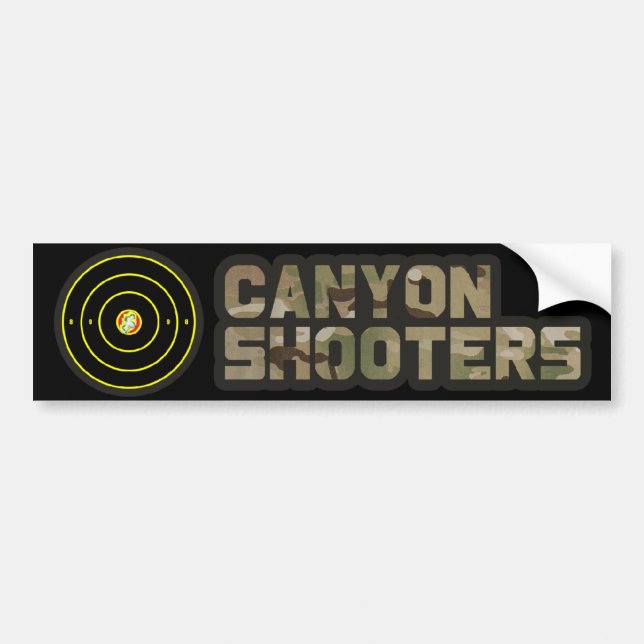 Canyon Shooters Bumper Sticker (Front)