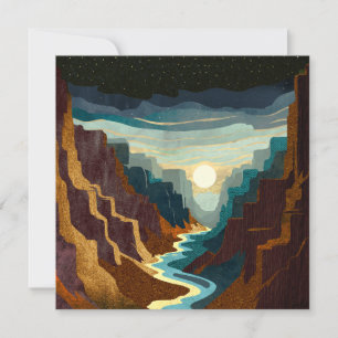 Canyon Sunset Landscape