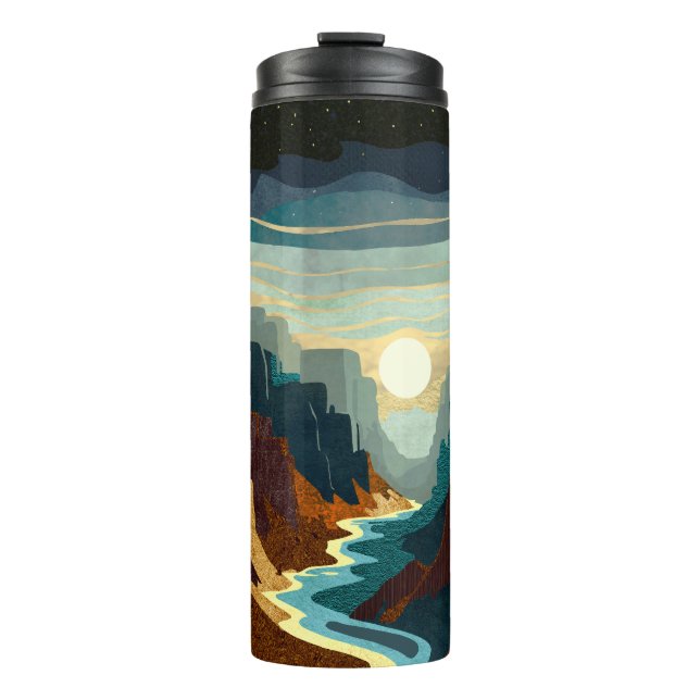 Canyon Sunset Landscape Thermal Tumbler (Front)