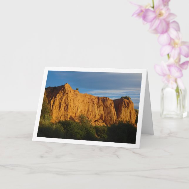 Canyon Wall Landscape Card (Orchid)