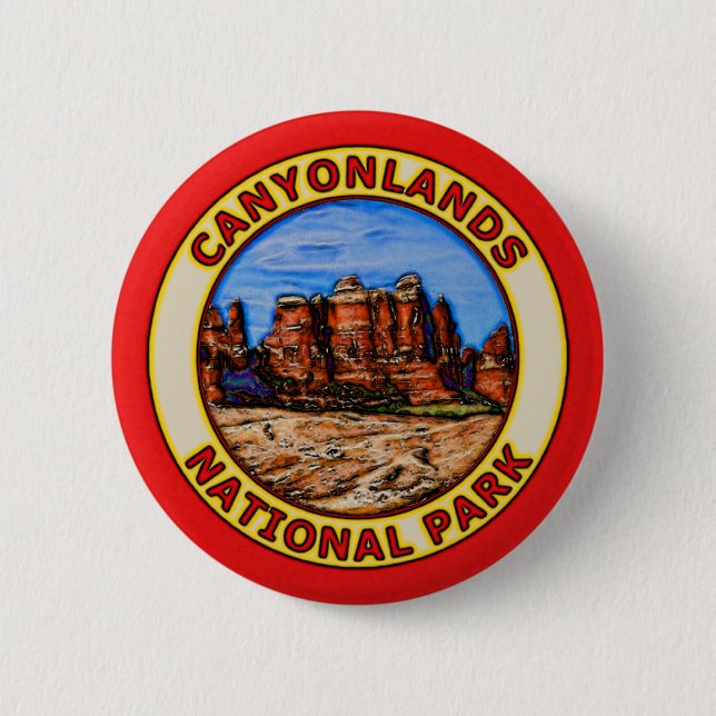 Canyonlands National Park 2 Inch Round Button (Front)