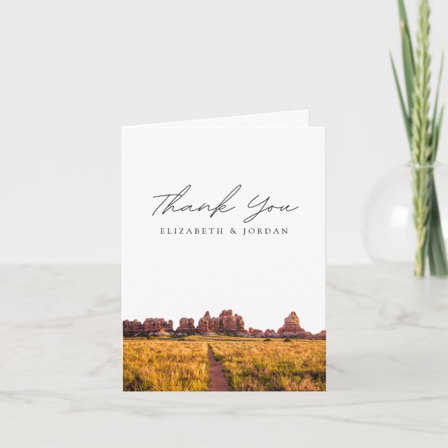Canyonlands National Park Blank Thank You Card (Front)