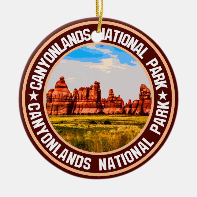 Canyonlands National Park                          Ceramic Ornament (Front)