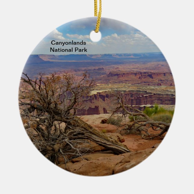 Canyonlands National Park ceramic ornament (Front)