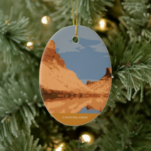 Canyonlands National Park Christmas Tree Ornament