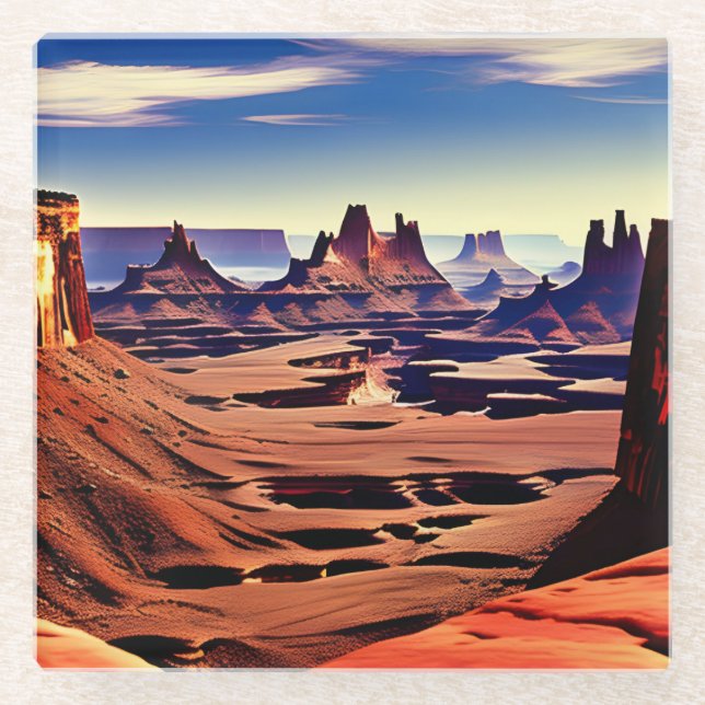 Canyonlands National Park Glass Coaster (Front)