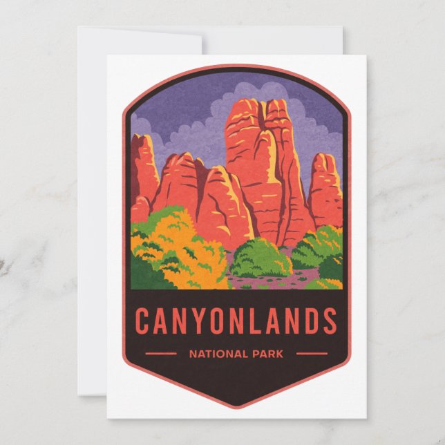 Canyonlands National Park Holiday Card (Front)