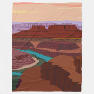 Canyonlands National Park in Utah Fleece Blanket