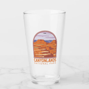 Canyonlands National Park Island In the Sky Retro Glass