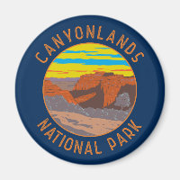 Canyonlands National Park Moab Travel Art Vintage