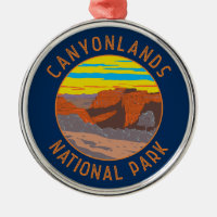 Canyonlands National Park Moab Travel Art Vintage