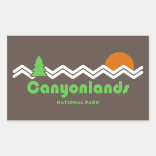 Canyonlands National Park Retro Sticker