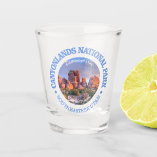 Canyonlands NP (rd)2 Shot Glass
