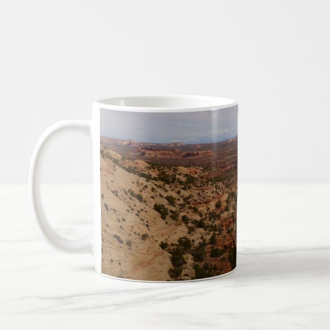 Canyonlands View from Neck Springs Trail Coffee Mug (Left)