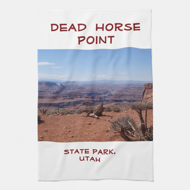 Canyons at Dead Horse Point Kitchen Towel (Vertical)